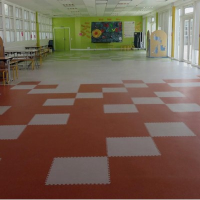 Βινυλικά πλακάκια pvc επένδυσης για κέντρα εκπαίδευσης