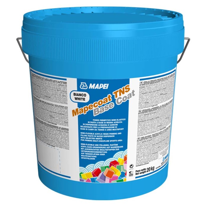 Ακρυλική βάση ρητίνης γηπέδων Mapei - Μapecoat tns white base coat με χαλαζιακή άμμο 20kg Ακρυλική βάση ρητίνης γηπέδων Mapei - Μapecoat tns white base coat με χαλαζιακή άμμο 20kg