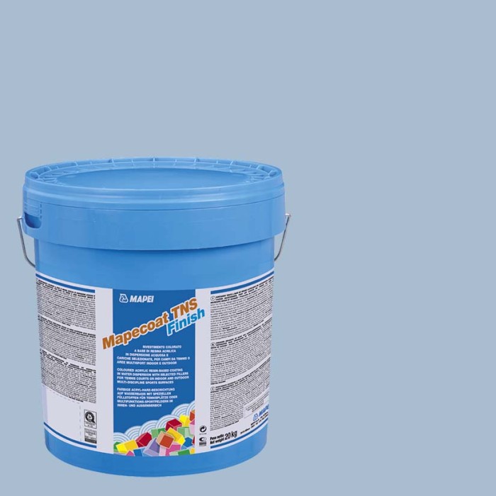 Ακρυλικό χρώμα γηπέδων Mapei - Mapecoat tns finish 1.3.4 light blue 14 - 20kg Ακρυλικό χρώμα γηπέδων Mapei - Mapecoat tns finish 1.3.4 light blue 14 - 20kg