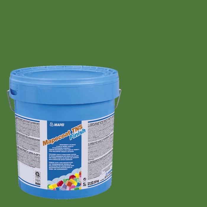 Ακρυλικό χρώμα γηπέδων Mapei - Mapecoat tns finish 1.3.4 dark green 20 - 20kg Ακρυλικό χρώμα γηπέδων Mapei - Mapecoat tns finish 1.3.4 dark green 20 - 20kg