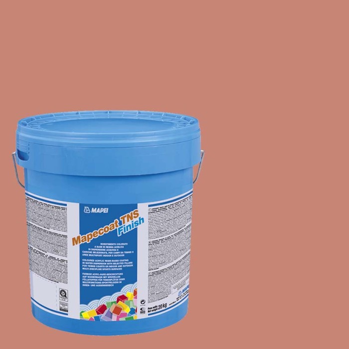 Ακρυλικό χρώμα γηπέδων Mapei - Mapecoat tns finish 1.3.4 powder pink 8 - 20kg Ακρυλικό χρώμα γηπέδων Mapei - Mapecoat tns finish 1.3.4 powder pink 8 - 20kg