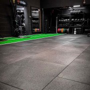 Δάπεδο γυμναστηρίου λαστιχένιο Befit Zero 15mm μαύρο 1x0.5m