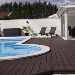 Δάπεδο εξωτερικού χώρου deck wpc D.Brown 110 25x145x3600mm