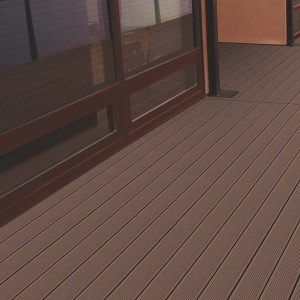 Δάπεδο εξωτερικού χώρου deck wpc brown 4040 23x140x3600mm