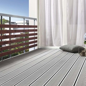 Δάπεδο εξωτερικού χώρου deck wpc L.Grey 180 25x145x3600mm