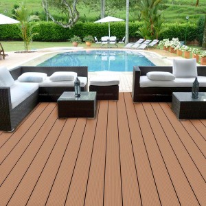 Δάπεδο εξωτερικού χώρου deck wpc L.Brown 40 25x145x3600mm