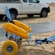 Πλάκα πρόσβασης αναπηρικών αμαξιδίων σε παραλία Accessdeck HDPE διπλής όψης μαύρη 1x1.5m Πλάκα πρόσβασης αναπηρικών αμαξιδίων σε παραλία Accessdeck HDPE διπλής όψης μαύρη 1x1.5m