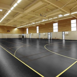 Αθλητικό δάπεδο Tarkett - Omnisports pureplay black 9,4mm 2x20,5m - 26513010