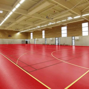 Αθλητικό δάπεδο Tarkett - Omnisports pureplay red 9,4mm 2x20,5m - 26513011