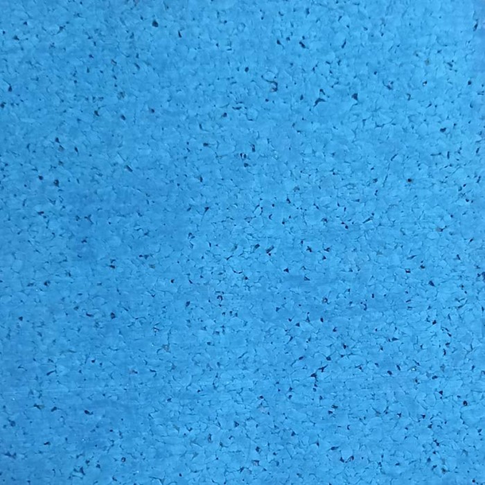 Δάπεδο γυμναστηρίου ελαστικό rubber epdm μπλε 3mm - ρολό 1x10m - 10m2