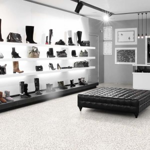 Βινυλικό δάπεδο κολλητό πλακάκι Tarkett ID Inspiration 30 Terrazzo Classical Nero 24532079