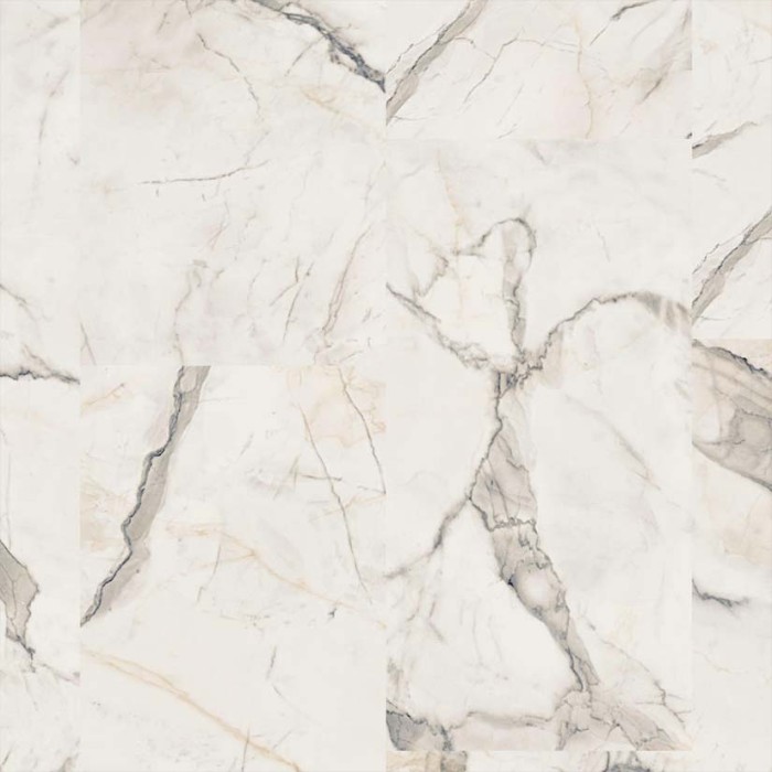 Βινυλικό δάπεδο κολλητό πλακάκι Tarkett ID Inspiration 55 Carrara Grande White 24522044