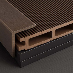 Γωνία wpc deck δαπέδου 80110 40x45x3600mm