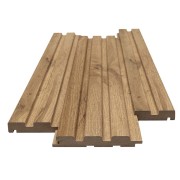 Ξύλινο πηχάκι τοίχου διπλό τελείωμα Beat ST Pecan 508090 16x77x2750mm
