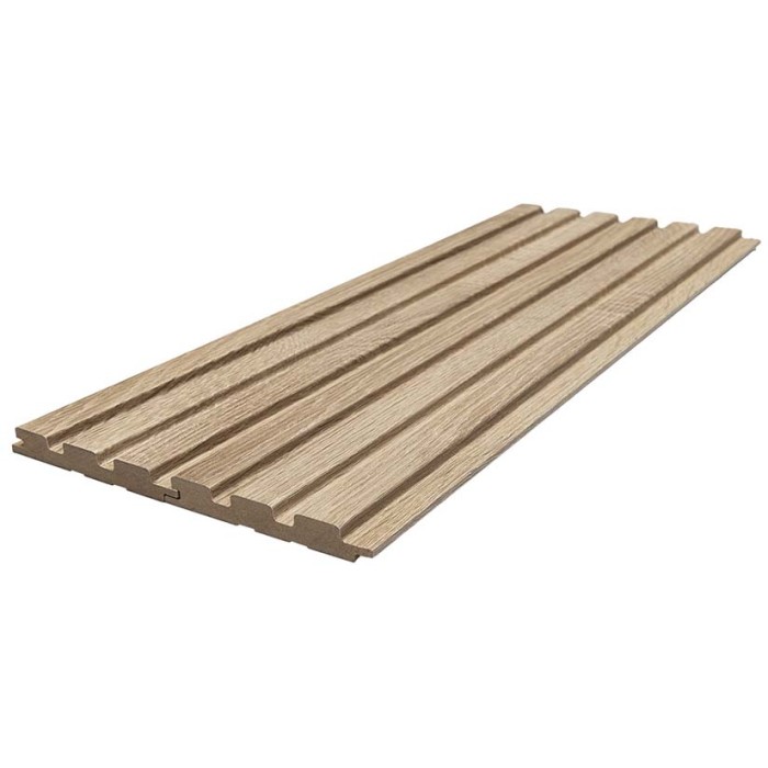 Πάνελ τοίχου 3d ξύλινα mdf πηχάκια Beat ST 501050 Sonoma Oak 16x119x2750mm Πάνελ τοίχου 3d ξύλινα mdf πηχάκια Beat ST 501050 Sonoma Oak 16x119x2750mm
