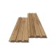 Πάνελ τοίχου 3d ξύλινα mdf πηχάκια Beat ST 508090 Pecan 16x119x2750mm