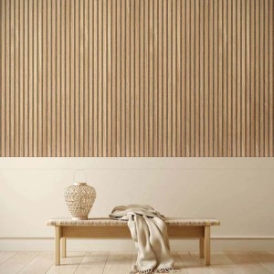 WPC Πάνελ τοίχου 2ης γενιάς με 3D πηχάκια light oak 5550 εξωτερικού χώρου 25x147.5x2900mm