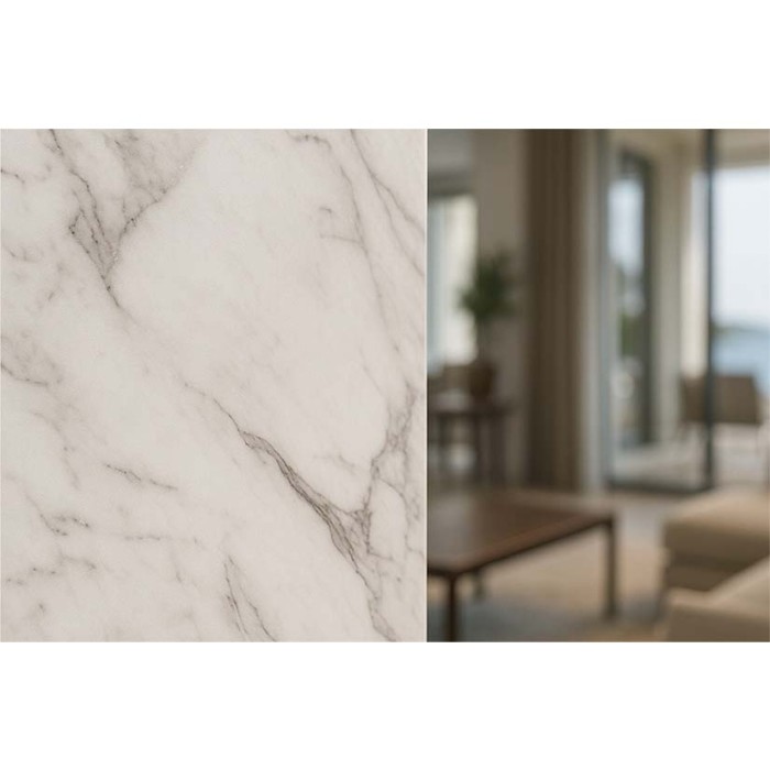 Πάνελ τοίχου pvc απομίμηση μαρμάρου Mega wall panel Carrara Bianco 101