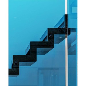 Μεμβράνη τζαμιών διακοσμητική διαφανής 61185 μπλε azur Reflectiv