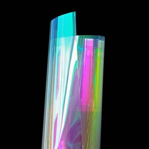 Μεμβράνη τζαμιών Ιριδίζουσα κίτρινη μωβ dichroic dch 326 Reflectiv