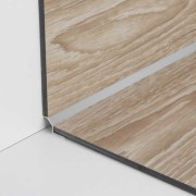 Γωνία εσωτερική προφίλ δαπέδων lvt ασημί 2.7m GA/3