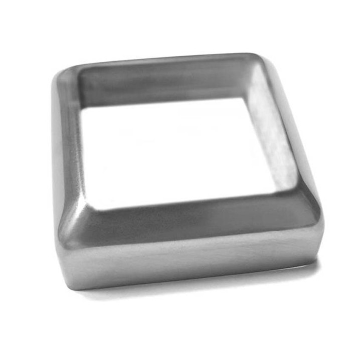 Ροζέτα inox αλουμινίου 50x50 Ροζέτα inox αλουμινίου 50x50