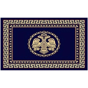 Εκκλησιαστικό χαλί Byzantium 483 navy 1x1.30m