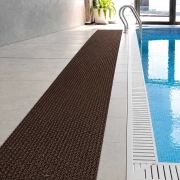 Αντιολισθητικό Πλαστικό Δάπεδο Zig Zag 5mm Καφέ 1.2x15m | 18m2
