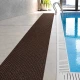Αντιολισθητικό Πλαστικό Δάπεδο Zig Zag 5mm Καφέ Ρολό 1.2m