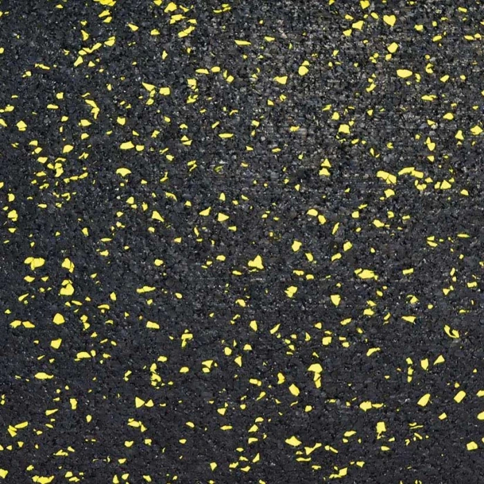 Ελαστικό Δάπεδο Γυμναστηρίου Sbr Epdm Yellow Flecks 1.2x10m 6mm | 12m2
