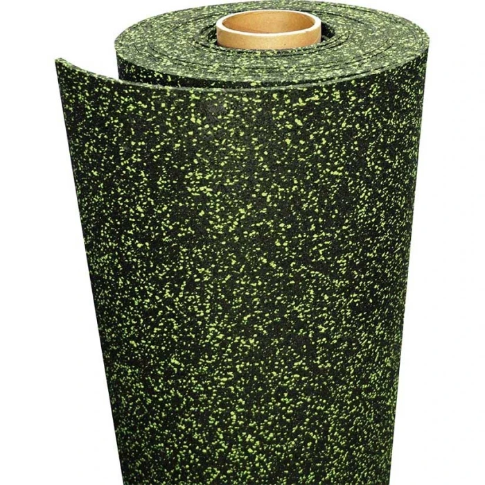 Ελαστικό Δάπεδο Γυμναστηρίου Sbr Epdm Yellow Flecks 1.2x10m 6mm | 12m2