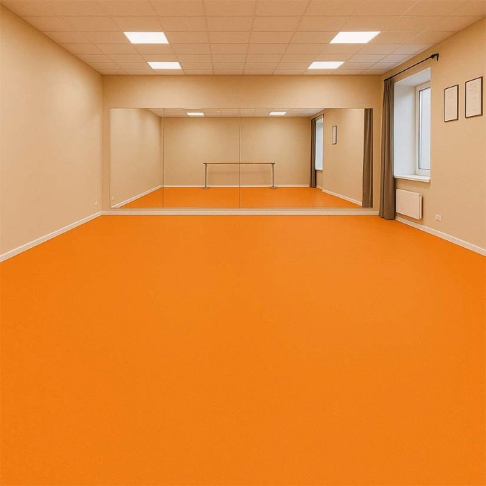Αθλητικό δάπεδο Grabo Gymfit 65 πορτοκαλί 65mm 40m2 | 2x20m