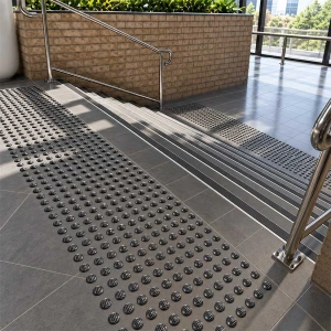 Φολίδα Προειδοποίησης Τυφλών Inox 316 Μαύρο Λείο KMS 102