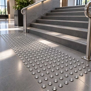 Φολίδα Προειδοποίησης Τυφλών Inox 316 Λείο KMS 102