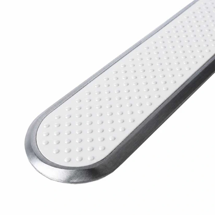 Λωρίδα Όδευσης Τυφλών Inox 316 με TPU Λευκό KMS 504