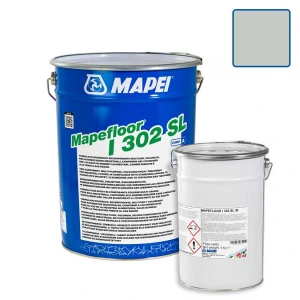 Εποξειδικό Χρώμα Δαπέδου 2 Συστατικών Mapei Mapefloor I 302 SL Γκρι Πάγου Ral 9018 | 20kg