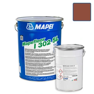 Εποξειδικό Χρώμα Δαπέδου 2 Συστατικών Mapei Mapefloor I 302 SL Καφέ Καστανό Ral 8004 | 20kg