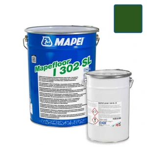 Εποξειδικό Χρώμα Δαπέδου 2 Συστατικών Mapei Mapefloor I 302 SL Πράσινο Ral 6002 | 20kg