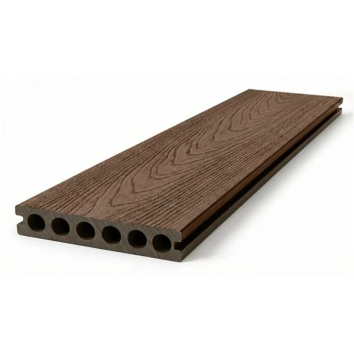 Deck Wpc δαπέδου premium 2πλής όψης Antique/Walnut 620110