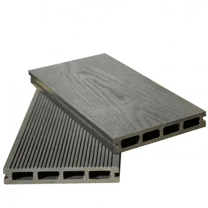 Σανίδα πατώματος WPC 25x150x3600 γκρι σκούρο 2πλής όψης 70216