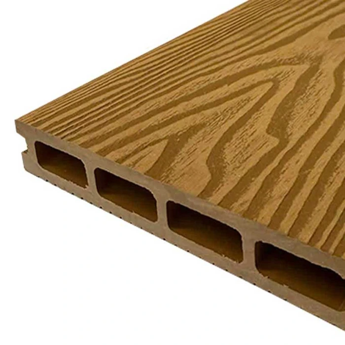 Deck Wpc δαπέδου 3d wood grain k25 Ανοιχτό Καφέ