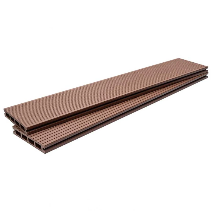 Deck Wpc δάπεδο εξωτερικού χώρου 23/140mm Brown 4040