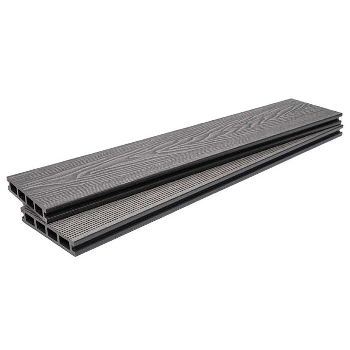 Deck Wpc δάπεδο νέας γενιάς 25/146 Light Grey 80180