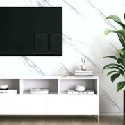 Pvc πάνελ με όψη μαρμάρου Carrara White 1220/2800mm 3.41m²