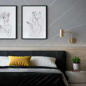 Pvc πάνελ με όψη μαρμάρου Casso Grey 1220/2800mm 3.41m²