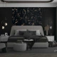 Pvc πάνελ με όψη μαρμάρου Marquina Gold 1220/2800mm 3.41m²