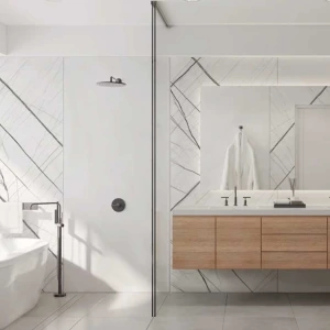 Pvc πάνελ με όψη μαρμάρου White Spider 1220/2800mm 3.41m²