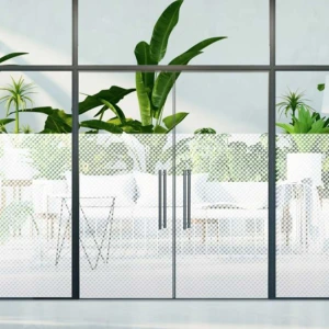 Μεμβράνη τζαμιών διακοσμητική με 3D τρίγωνα Reflectiv Int 445