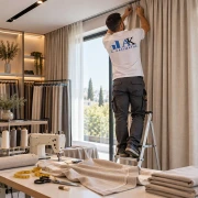 Υπηρεσία Τοποθέτησης και Ραφή Κουρτινών