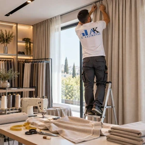 Υπηρεσία Τοποθέτησης και Ραφή Κουρτινών